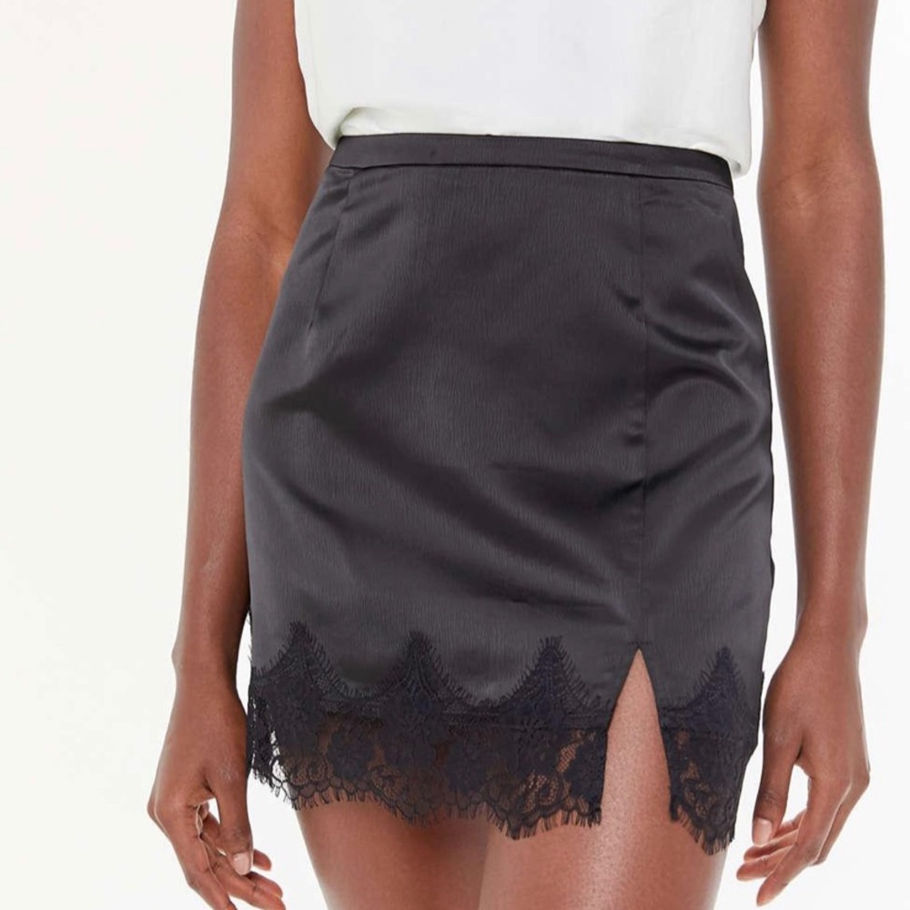Urban outfitters lace trim skirt
